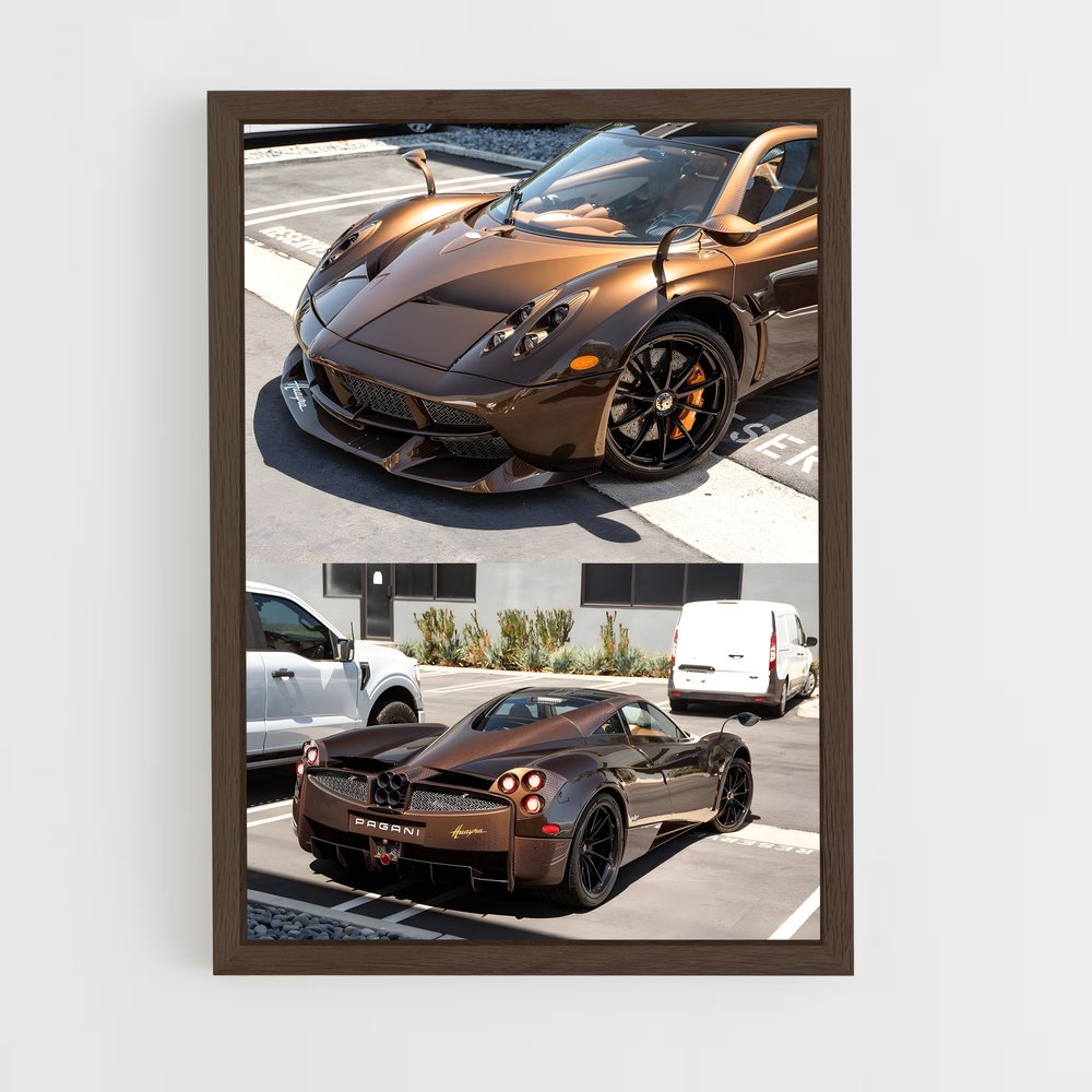 Poster Imola Huayra Éclatant – affiche Pagani (vue 5)